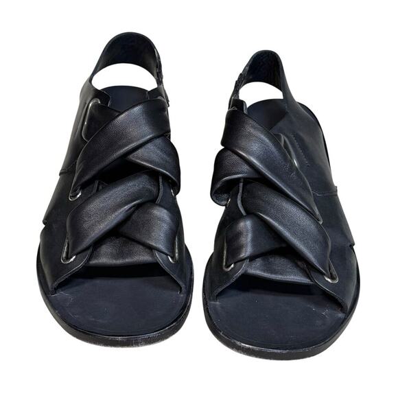 Rag & Bone Elda Leather Corset Sandal Black Size 7 - Picture 5 of 12